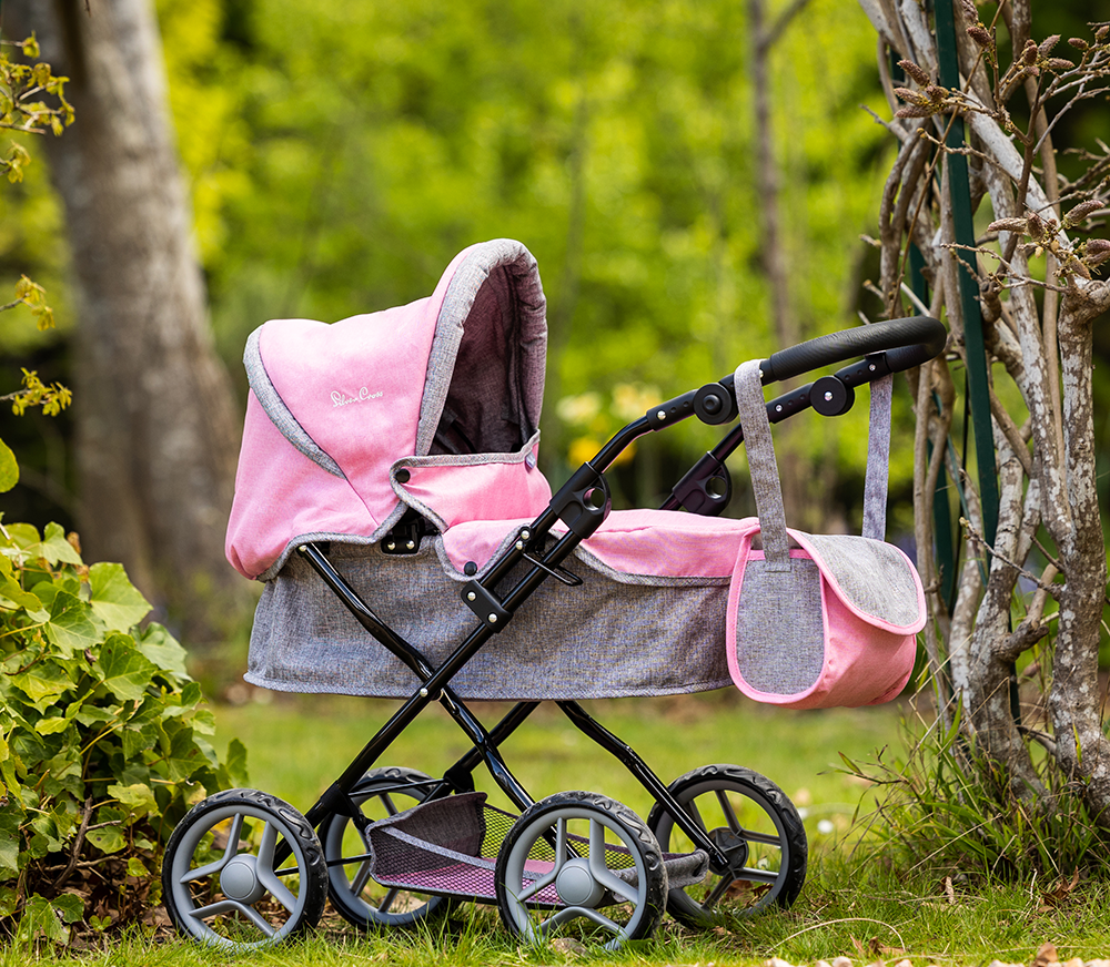 Ranger Doll Pram | Adjustable Handle, Storage Basket 7
