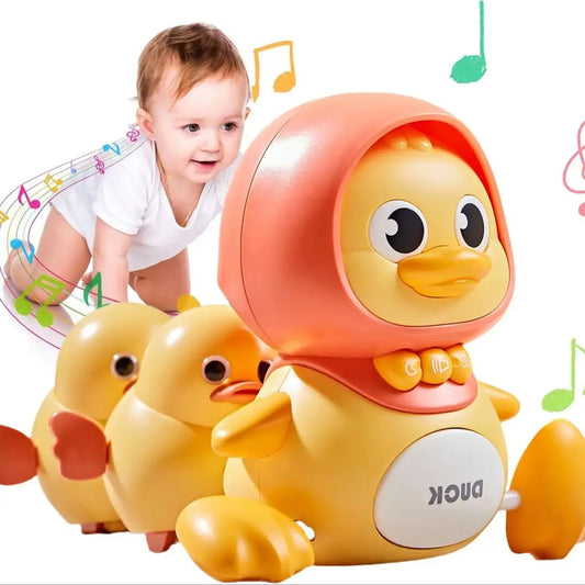 QuackPlay™ – Muzikale Kruipende Eend Speelgoed