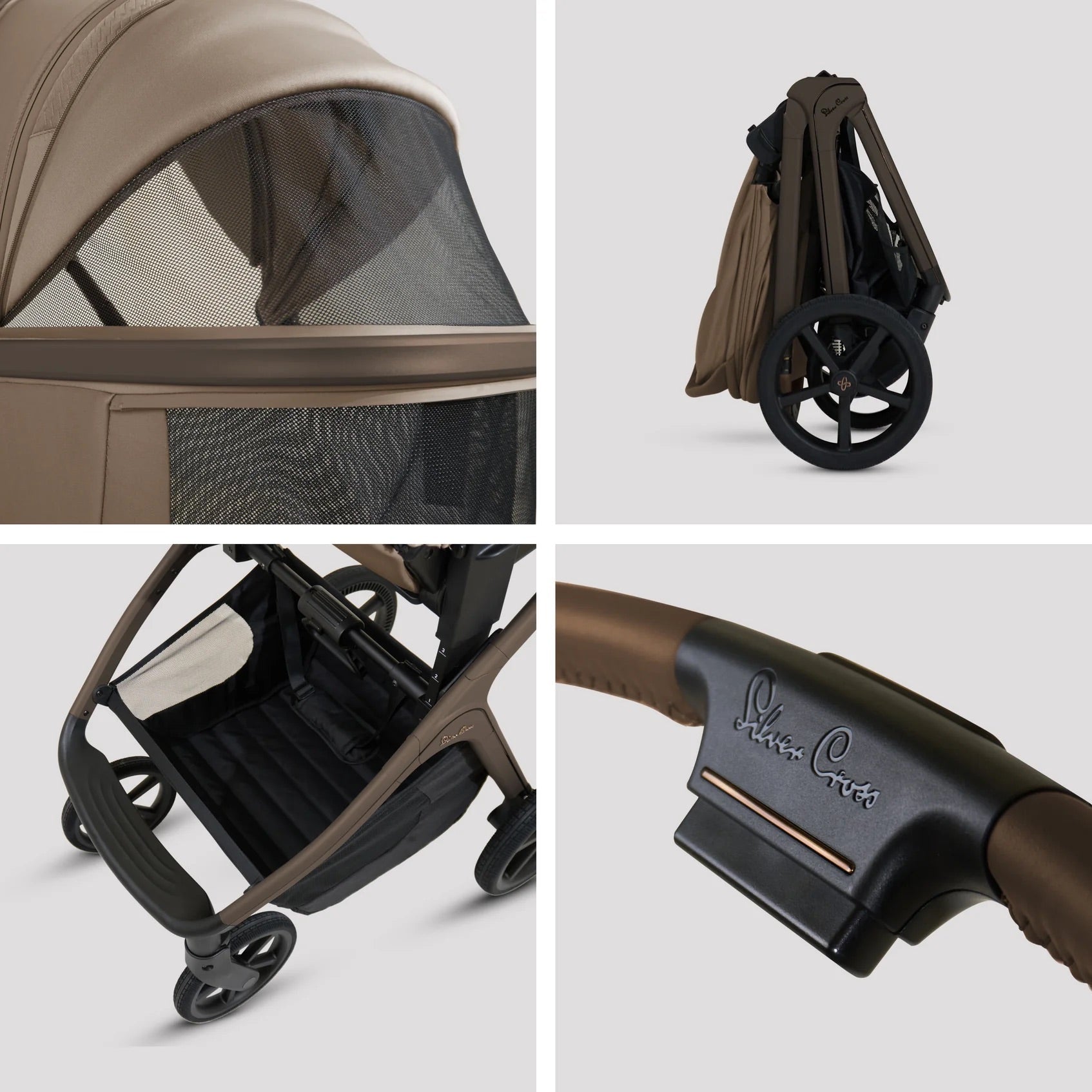 Cove Maple Baby Stroller | Multi-Terrain, Reversible Seat, 12-Piece Travel Bundle 6
