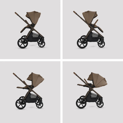Cove Maple Travel Stroller | Versatile 6-Piece Set, One-Hand Steering 3