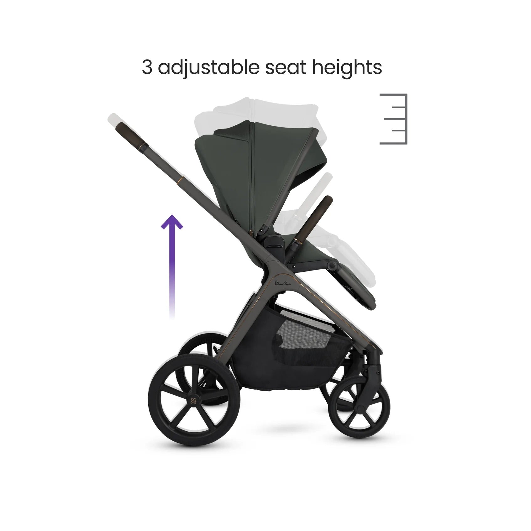 Cove Pewter Baby Travel System | 12-Piece Multi-Terrain Bundle with Pushchair and Accessories 4