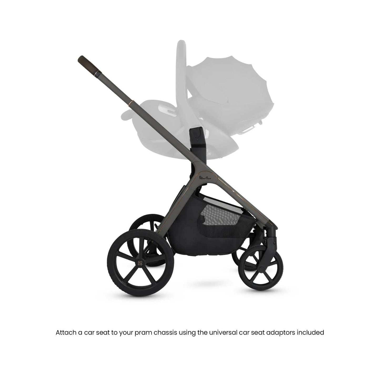 Cove Pewter Baby Travel System | 12-Piece Multi-Terrain Bundle with Pushchair and Accessories 7