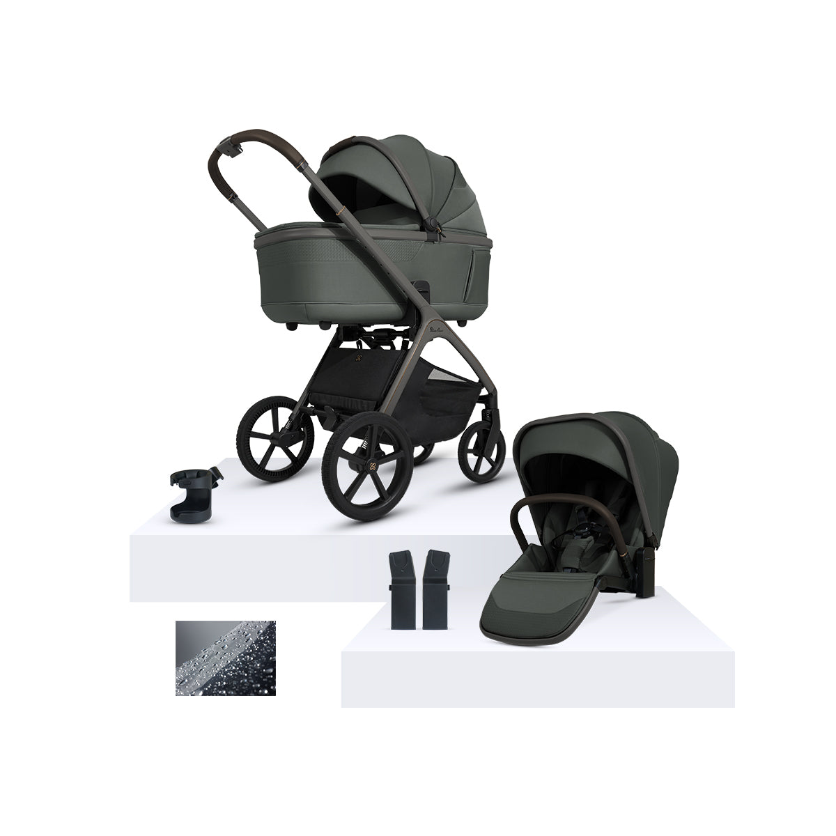 Cove Travel Stroller | Versatile 6-Piece Set with Carrycot 0