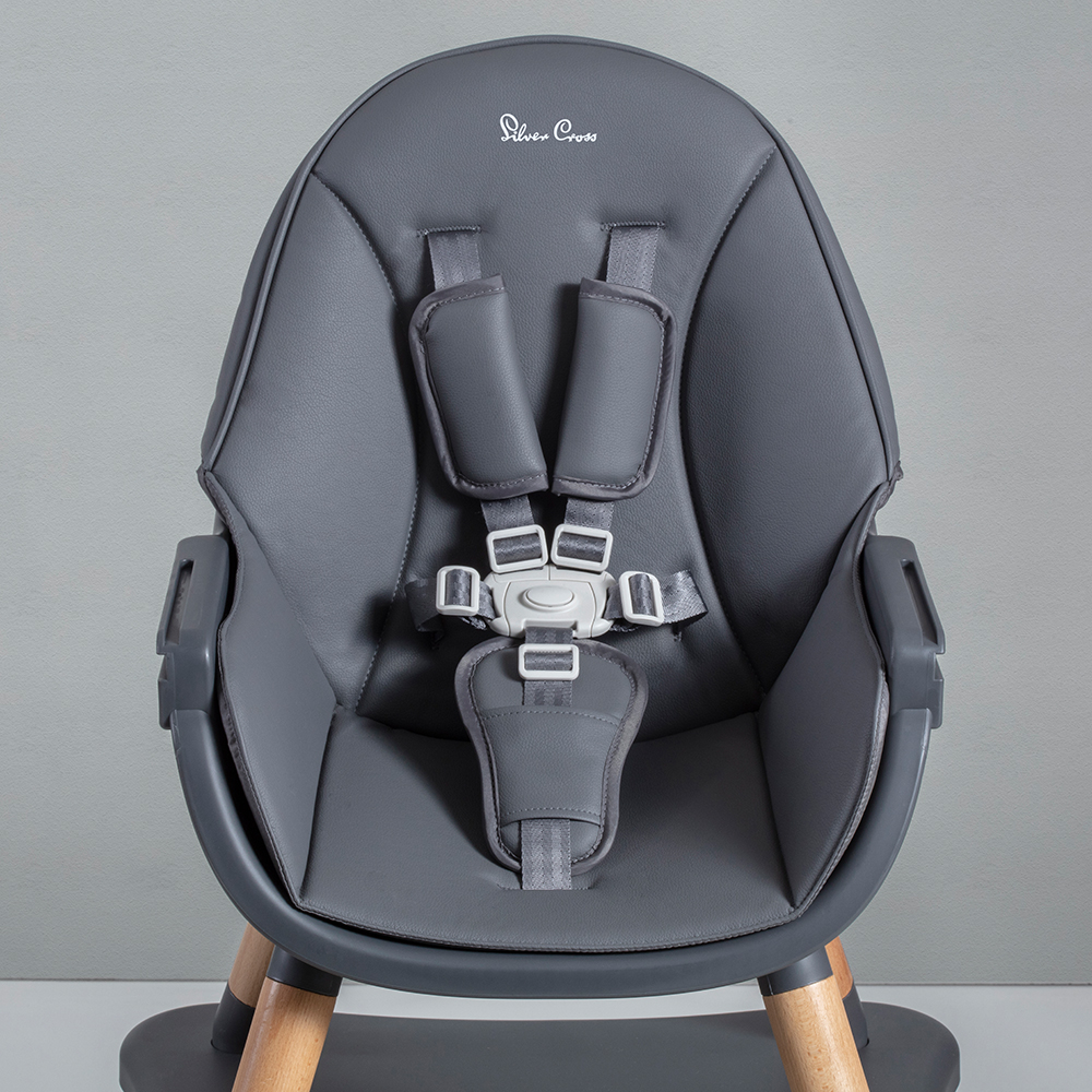 Elysian Highchair | 4-in-1 Baby High Chair with Removable Tray, Beech Wood 4
