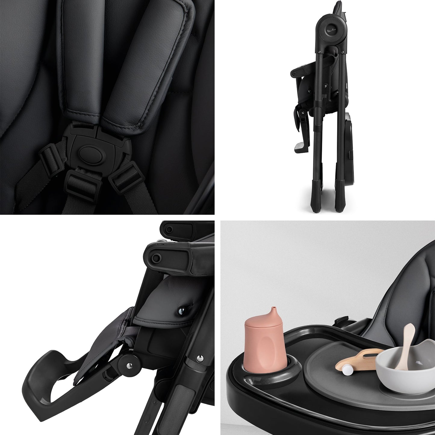 Gourmet Highchair | Adjustable Reclining Seat, 5-Point Harness 7