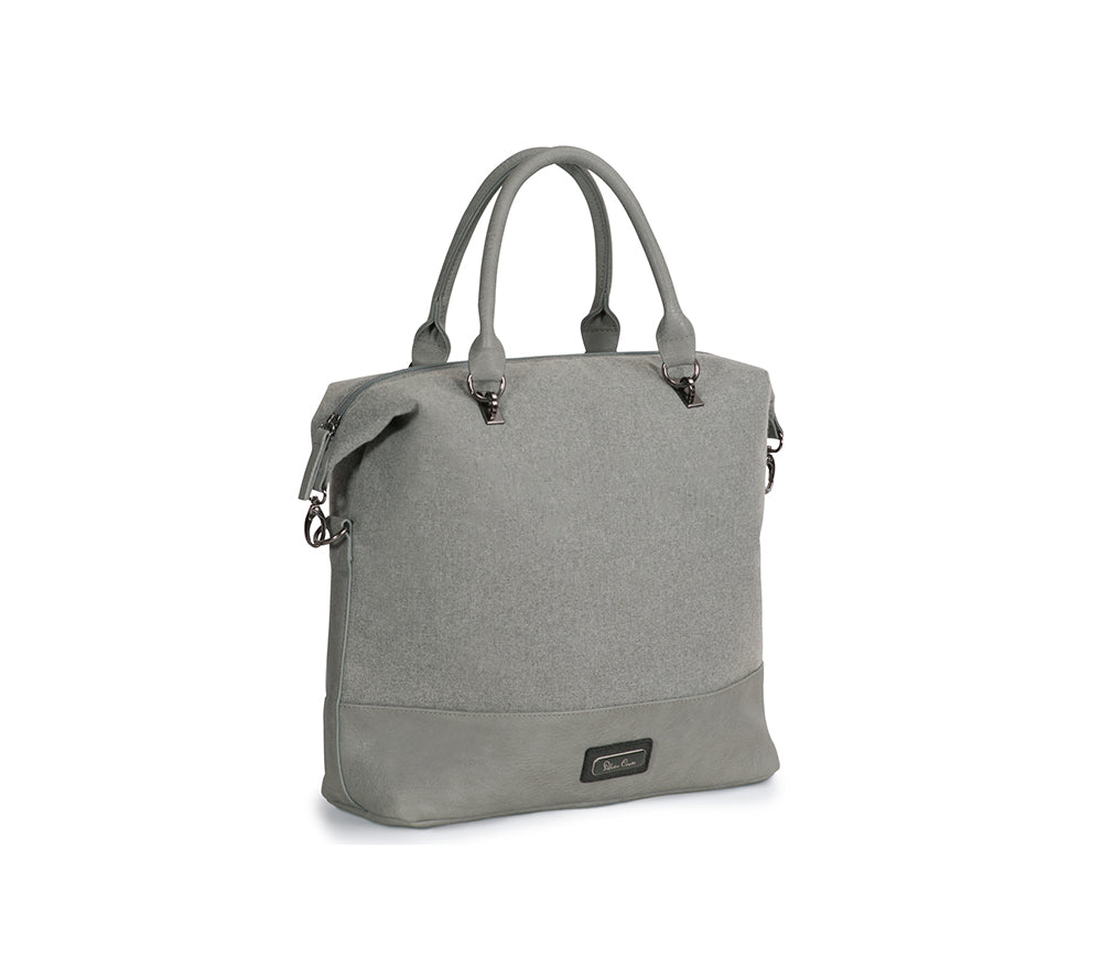 Pioneer Eton Diaper Bag | Faux Leather, Stylish Changing Bag with Pram Loops 0