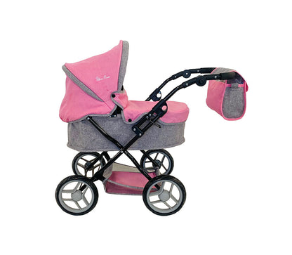 Ranger Doll Pram | Adjustable Handle, Storage Basket 0