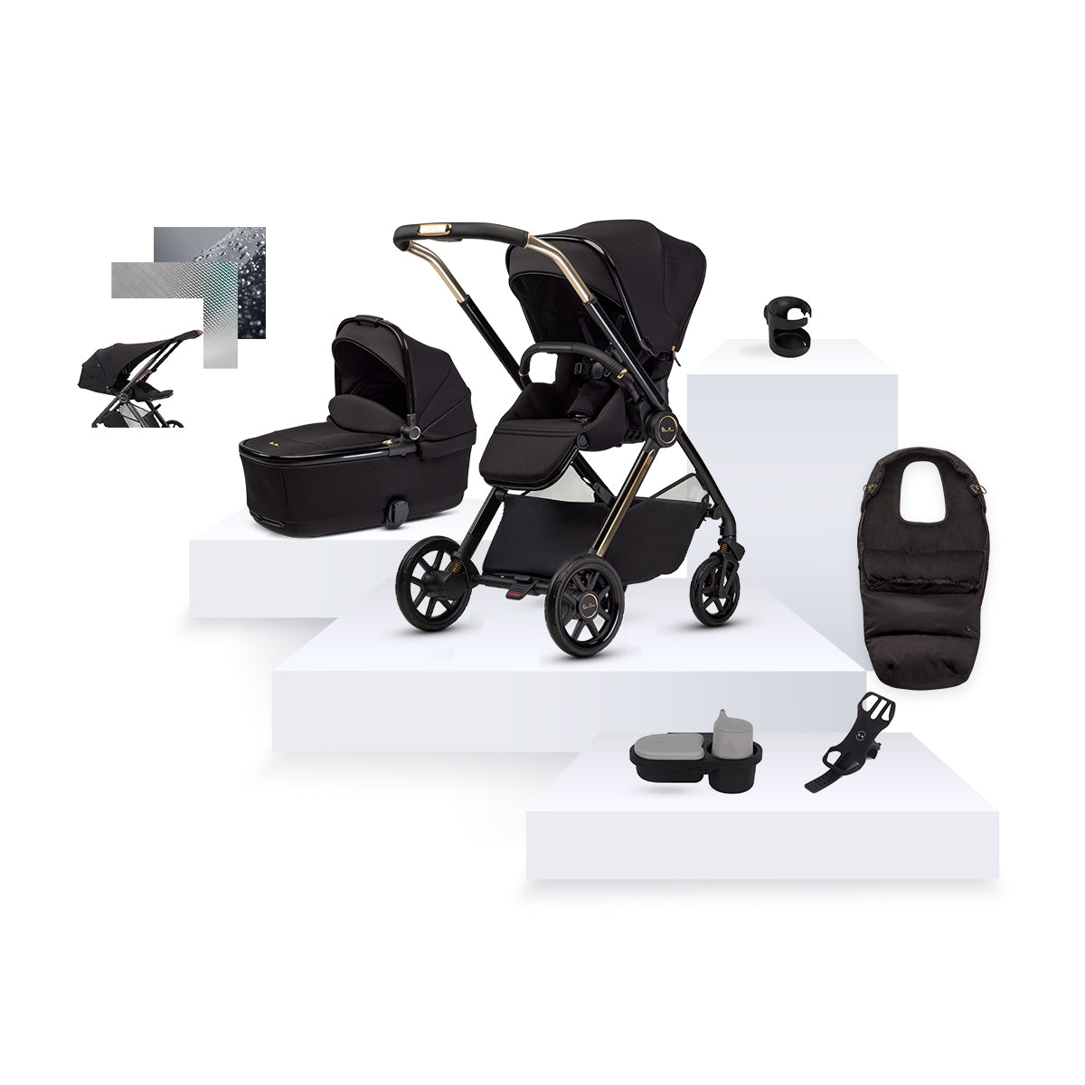 Rex 2 SE Espresso Bundle | 9-Piece Premium Pushchair Set 0