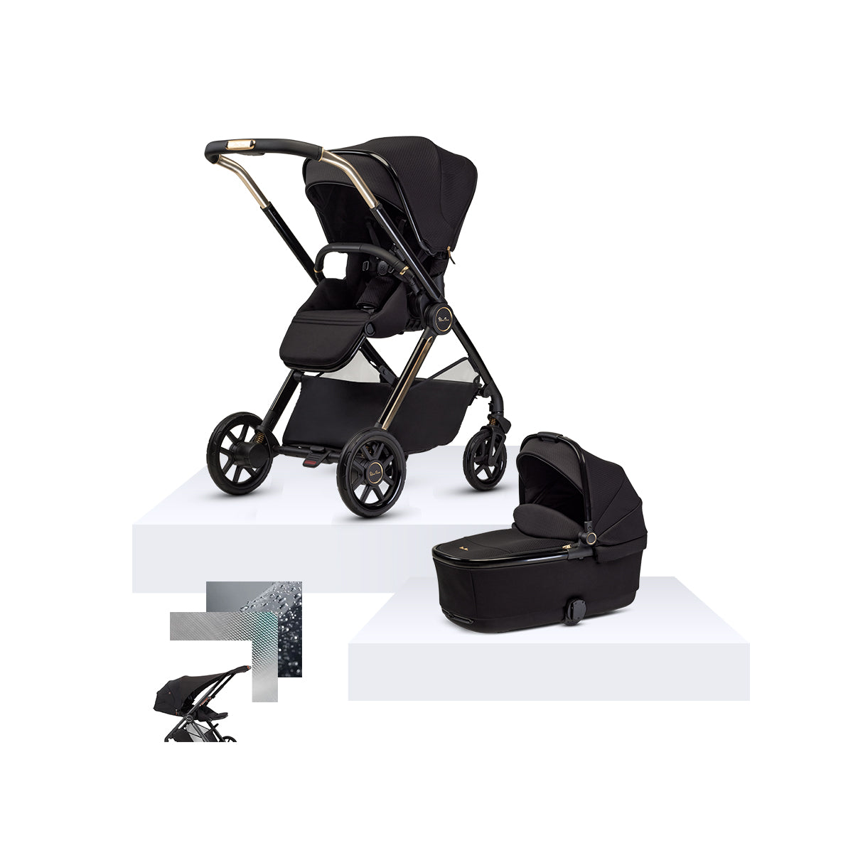 Rhea 2 Special Edition Pushchair | Stylish Espresso with Carrycot 0