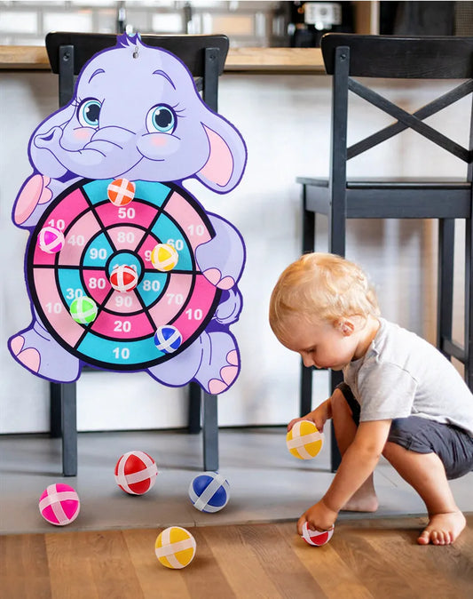 EduPlay™ – Montessori Kleefbal Dartbord