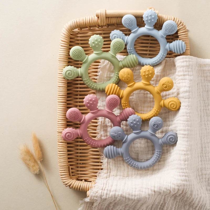 BabyBite™ – Zachte Siliconen Bijtring - LittleWonders