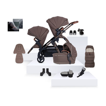 Waverly 3 Caramel Bundle | 13-Piece Stroller System 0