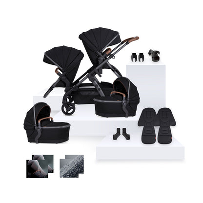 Waverly Twin Stroller Bundle | Versatile, Luxury Design 0